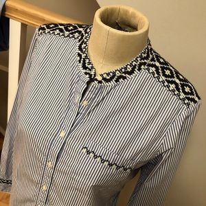 J crew Long Tunic Shirt